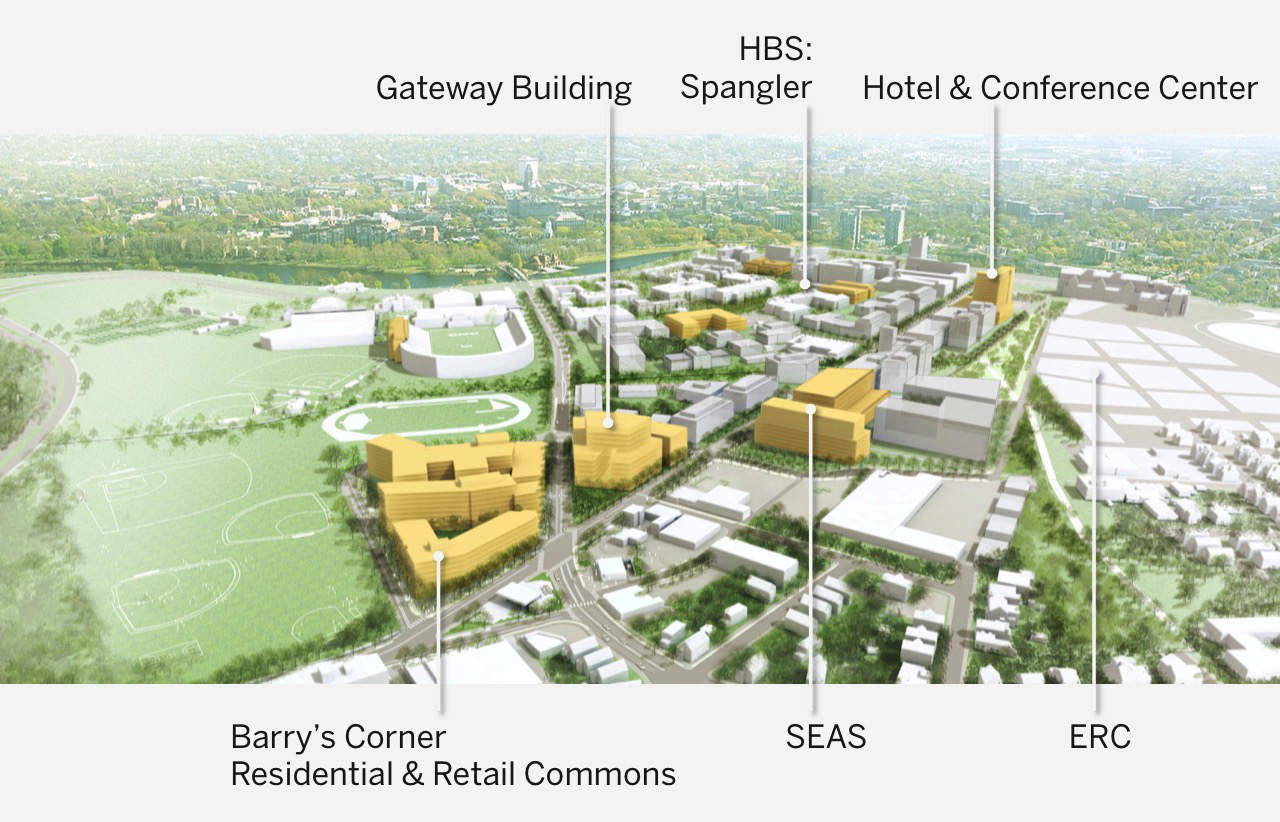 harvard business school campus map