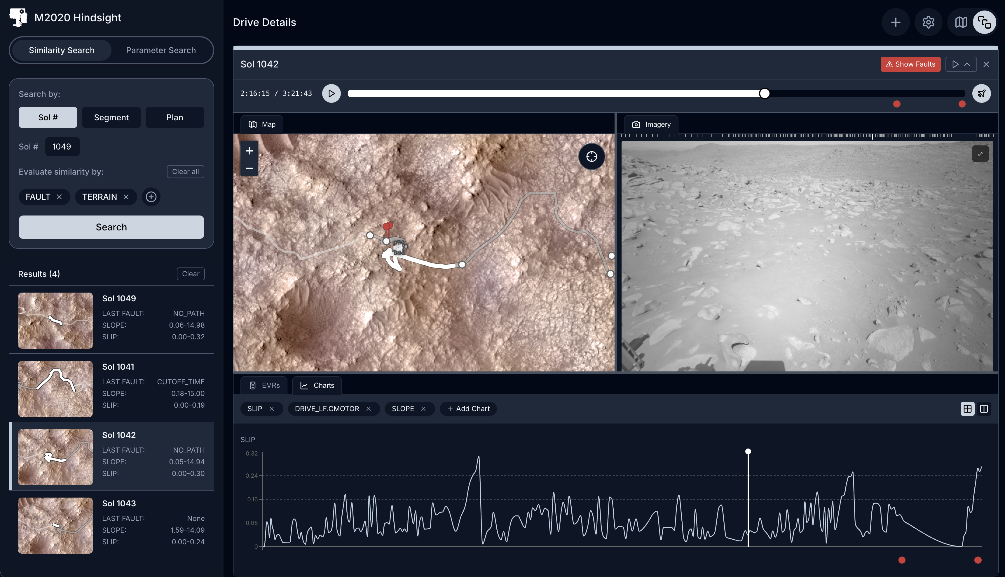 A collection of images from the surface of Mars