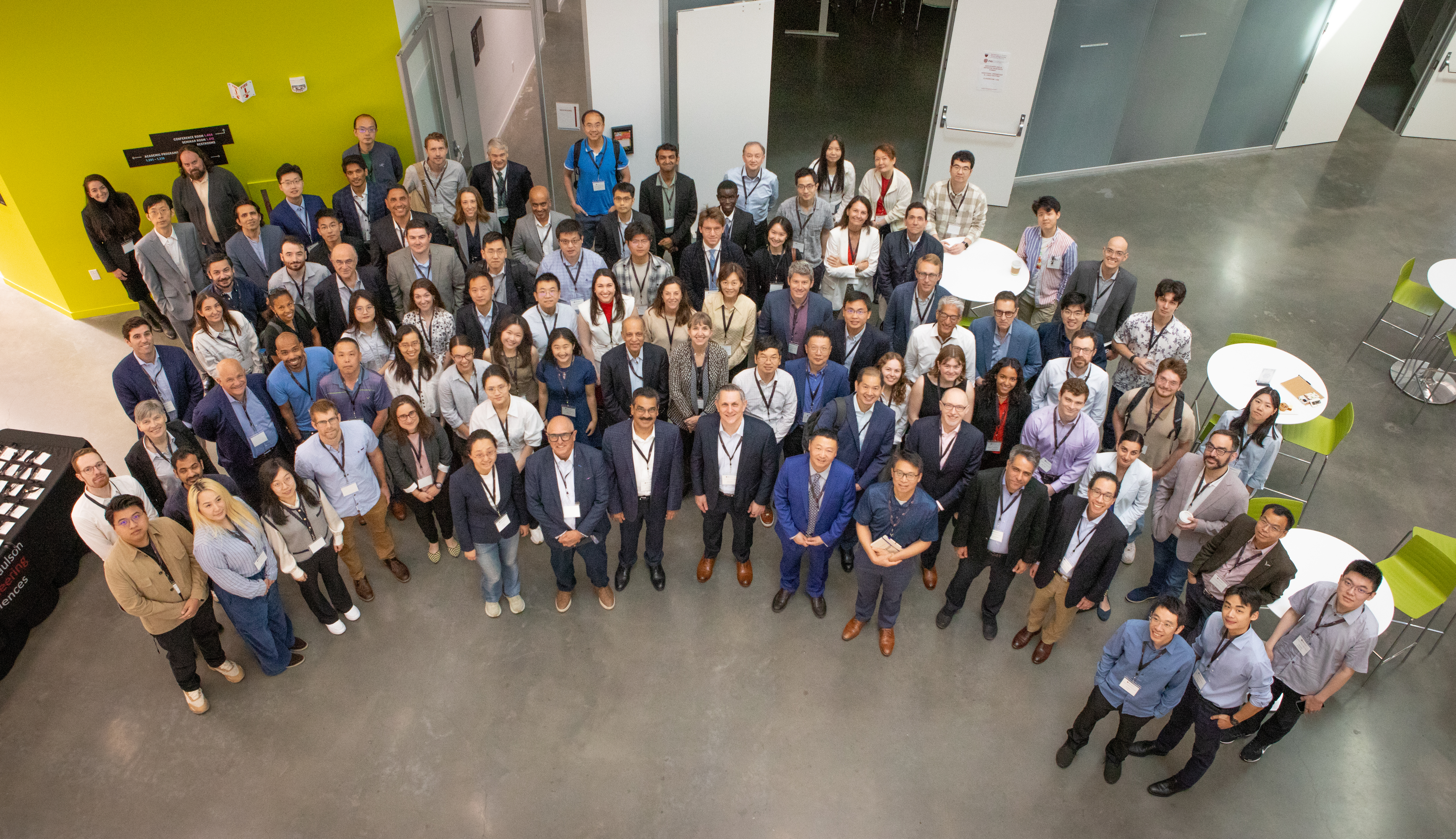 A large group of researchers at the Harvard SEAS Science & Engineering Complex