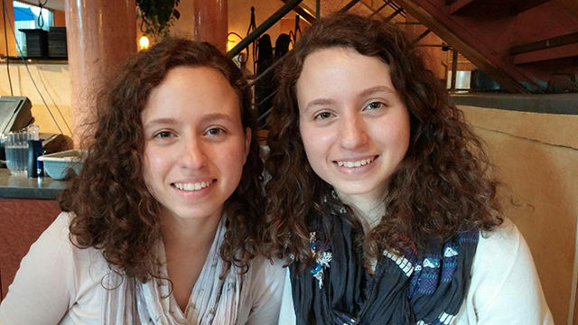 Andrejevic and her twin sister, Nina, who is currently pursing a Ph.D. at MIT. (Photo courtesy of Jovana Andrejevic)