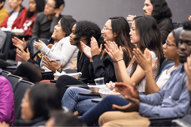 Audience at the Voices for the Diversity in STEM Panel