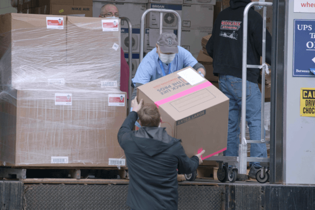 Dan Reynolds delivery box