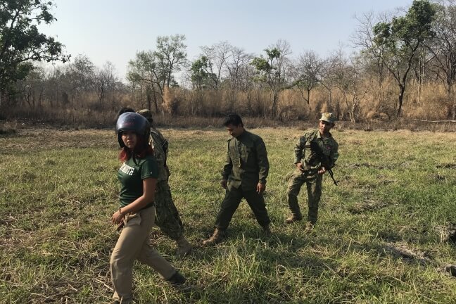 Lily Xu patrolling Srepok