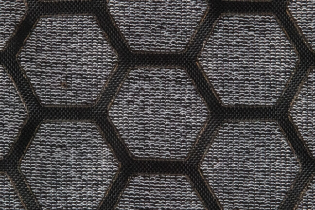 dimpled metamaterial in honeycomb pattern