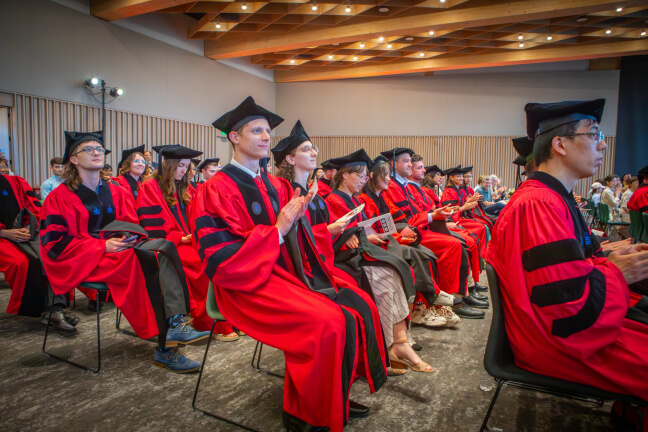 Graduating Ph.D. students 