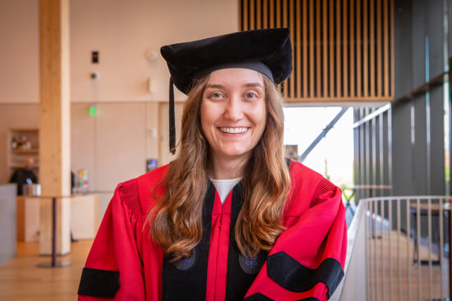 Sarah Hancock, Ph.D. in environmental science & engineering