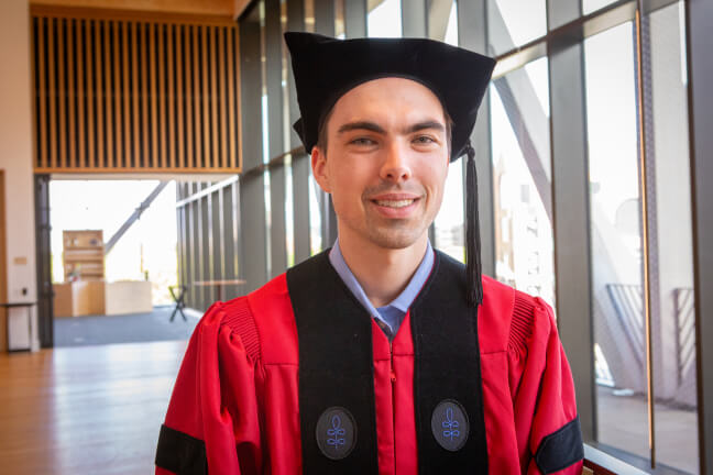 Nicholas Balasus, Ph.D. in environmental science & engineering