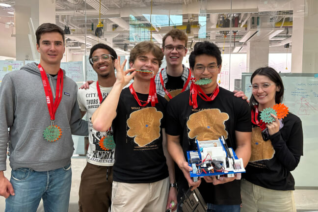 Turf Wars winning team Jack in the Bot