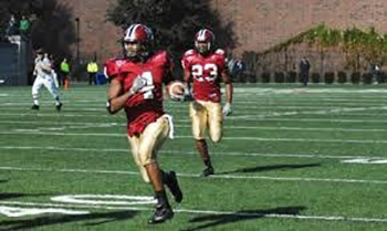 Andrew Berry playing for the Crimson