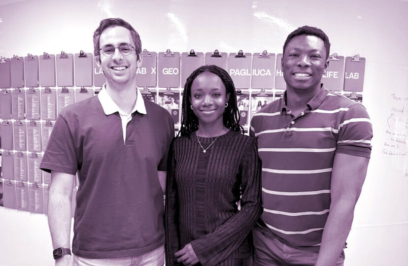 Halo Braid co-founders Christian Knight, Yinka Ogunbiyi and David Afolabi
