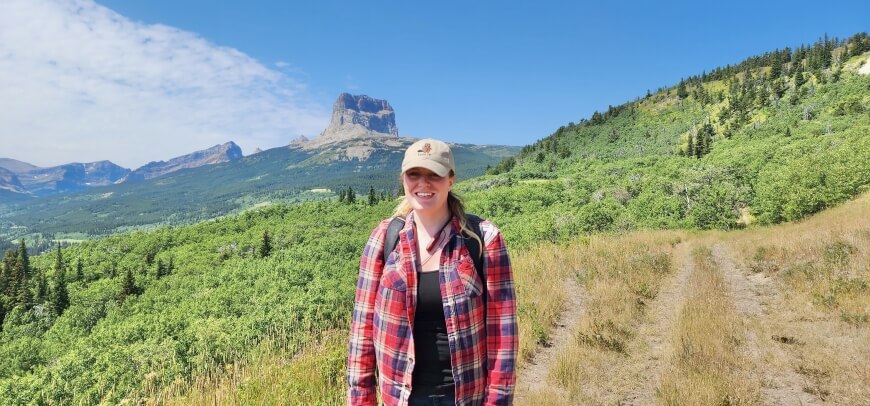 Harvard SEAS alum Jordan Kennedy, S.M. '18, Ph.D. '23 in the mountains