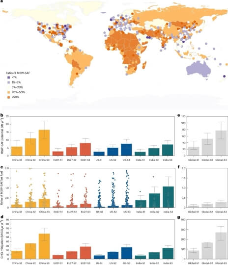 sustainable aviation fuel map and graphic