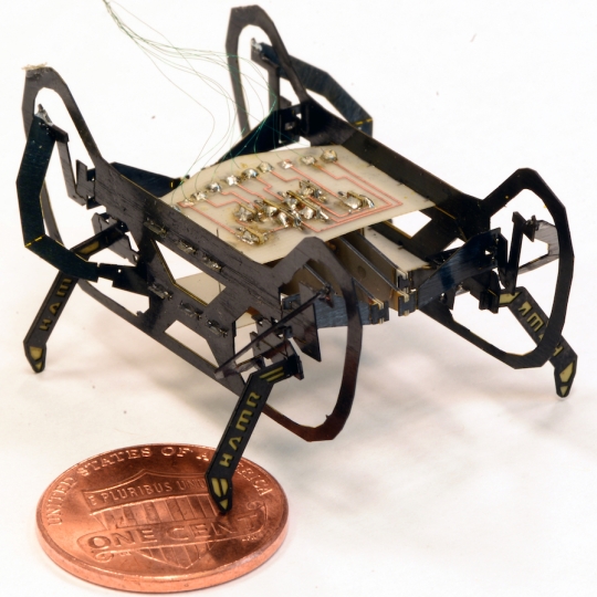 A Cockroach Inspired Robot