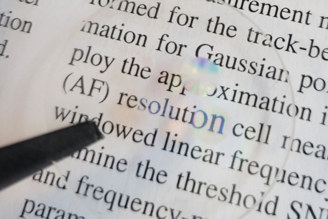 glass metalens magnifying lab notes