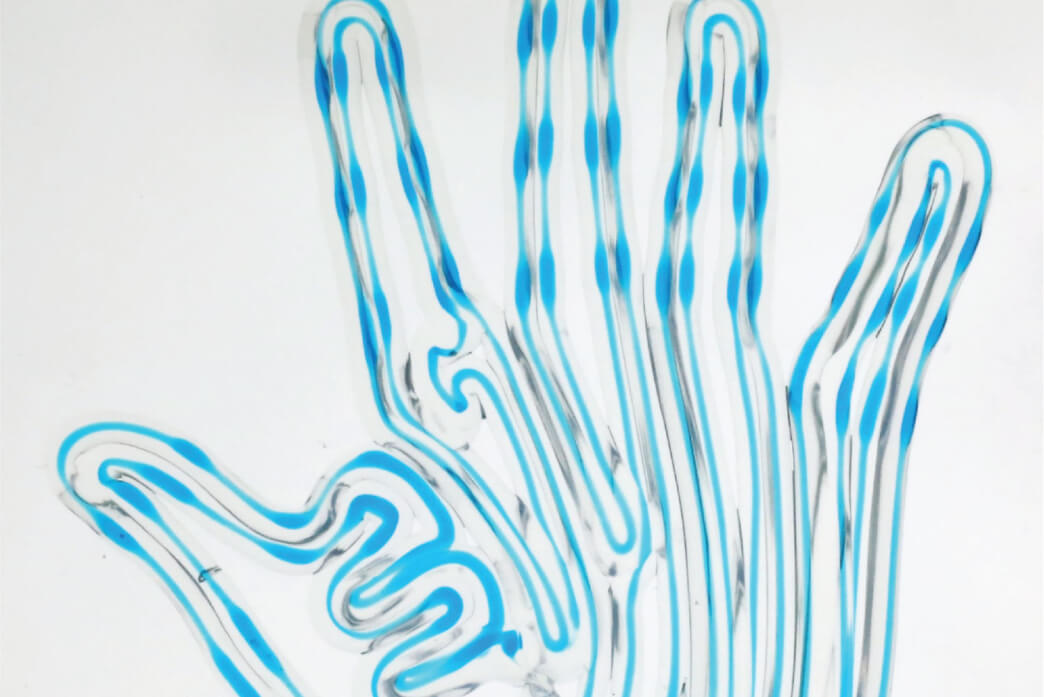 soft robotic 3D printed hand