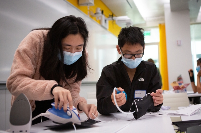Students build wrist braces during National Biomechanics Day