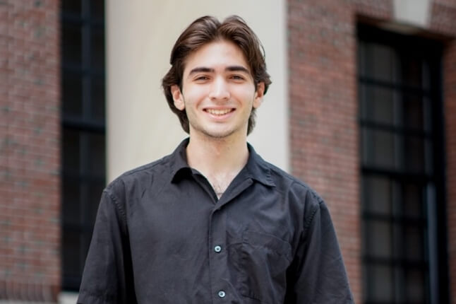 Harvard student Iñaki Arango, A.B. '25