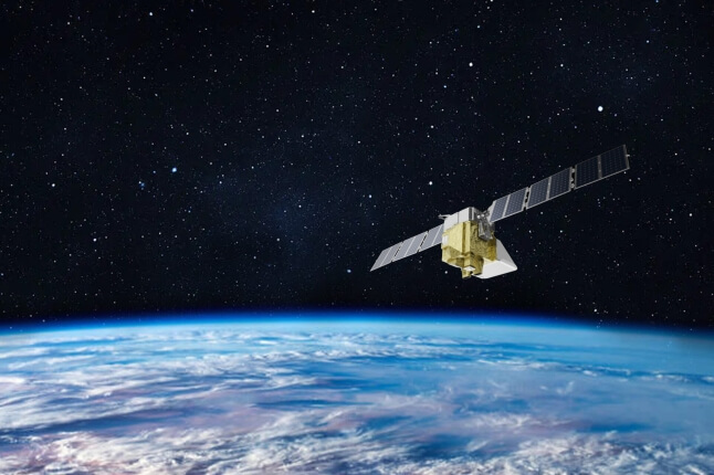 image of MethanSAT in space
