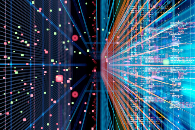 illustration representing quantum computing