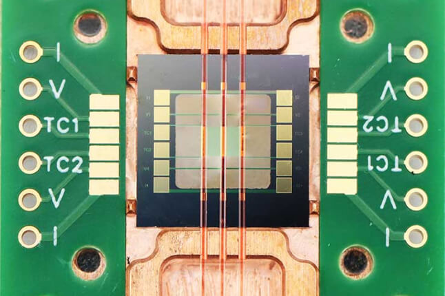 close-up of sensor on a circuit board