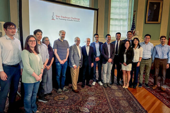 Faculty winners of the Star-Friedman Challenge grants