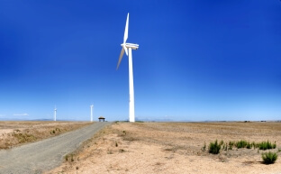 a wind turbine