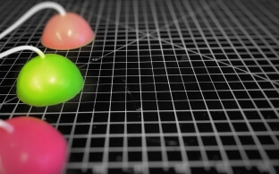 three hopping robots