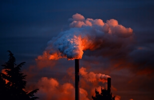 image of smoke stack