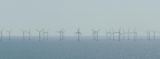 wind turbines in the water