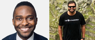 Images of Pelkins Ajanoh, M.S./M.B.A. ’22, and Pulkit Agrawal, S.B. ’15