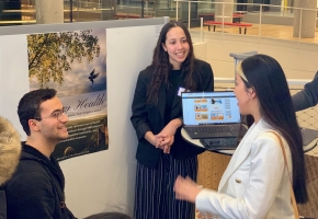 Mohammed and Maryam Guerrab with &quot;Saleem Health&quot;