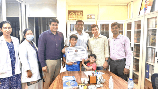 Jayanth Pratap at VisionTree Hospital in India