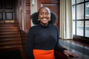 Upper-body shot of Chepchumba Choge, A.B. '23 in computer science and African &amp; African American Studies