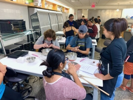 Scene from the SEAS Science &amp; Cooking workshop