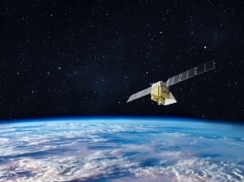 image of MethanSAT in space