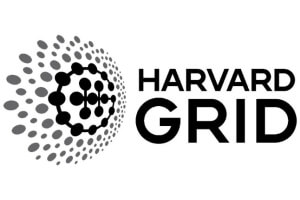 logo of the harvard grid with "Harvard Grid" in text