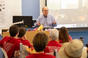 Harry Lewis at his last class