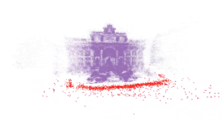 reconstructed 3D image of a building