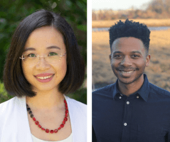 Former Harvard SEAS students Cindy Hu and Jahred Liddie